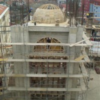 Foto te ndertimit të Katedrales"Nëna Terezë"