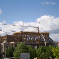 Foto te ndertimit të Katedrales"Nëna Terezë"